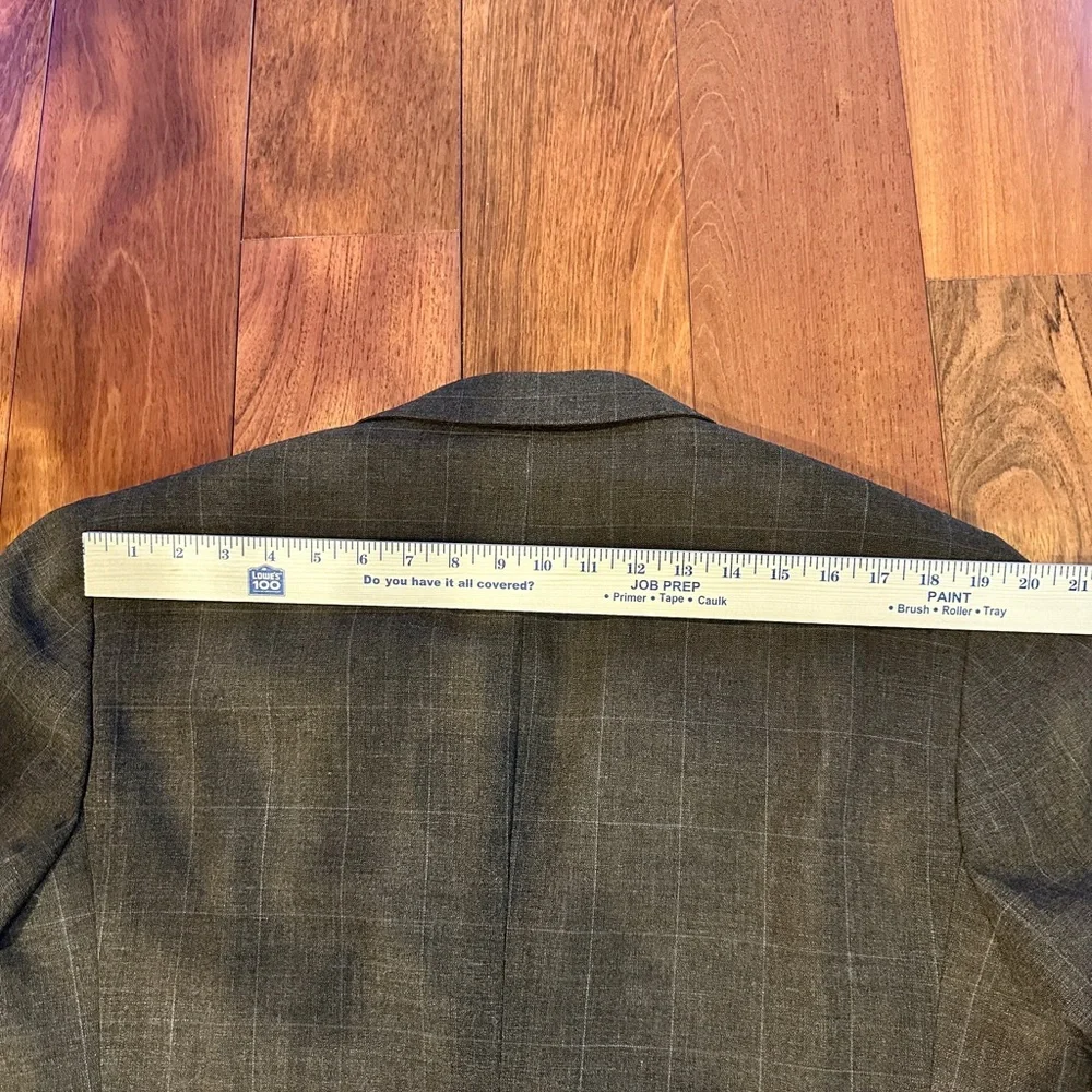 Kiton Brown Gray Sport Coat Premium Wool Mohair Size 54 Drop 7L - Picture 15 of 16